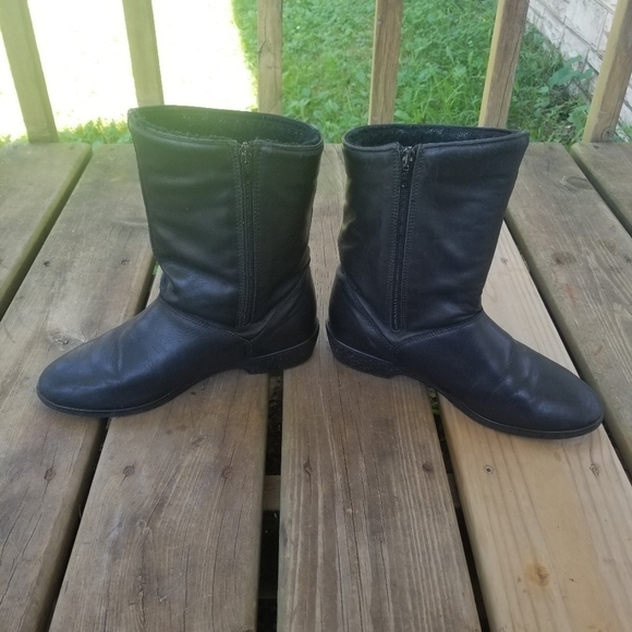 Blondo Waterproof Leather Vintage Zip Boots 8 D - Picture 4 of 9